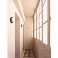 Luce Plan Vägglampa , Metallisk, Hall, Aluminium