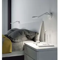 Rotaliana Vägglampa , Vit, Vardagsrum, Aluminium