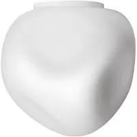 Foscarini Design taklampa Hoba Midi, Vitt / opal, Vardagsrum / matsal, Glas, Design, Taklampa