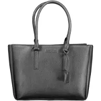 Calvin Klein Black Polyuretan Kvinnors Axelväska