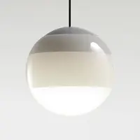 Marset Taklampa , Dipping Light, dimbara, Vit, Vardagsrum, Glas, Design