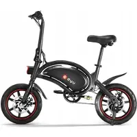 DYU Vélo électrique pliant DYU D3F - Batterie 10Ah 14 pouces - 250W svart