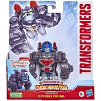 Transformers Classic Heroes Team Optimus Primal Konverterande Leksak, 4,5-Inch Actionfigur för Barn 3 år och Uppåt