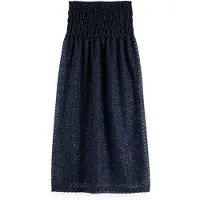 Scotch & Soda Lurex Smocked Kjol
