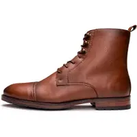 Nae Vegan Shoes Boots med snörning 'Lore' brun