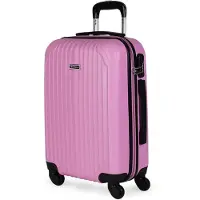 Itaca for woman. T71550-08 4 Wheeled Rigid Cabin Travel Case T71550 pink -55x38x20cm (OSFA), Casual, ABS / Polycarbonate