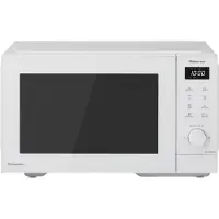 Panasonic NN-GD34QWEPG, Bänkdiskmaskin, Grillmikrovågsugn, 23 l, 1000 W, Inbyggd display, Knappar, Rotations-