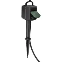 Brennenstuhl Connect - Smart kraftlist - AC 250 V - 3680 Watt - Wi-Fi - utgångskontakter: 2 (2 x ström) - 10 m sladd
