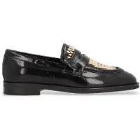 Alpe för kvinnor. 533949 New Mimi läderloafers svart (38), Hud, Karta, Ingen, Casual