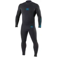 Ocean & Earth Surf School 4/3 Mm Långärmad Våtdräkt I Neopren Med Dragkedja På Ryggen
