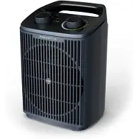 Rowenta Intense Comfort SO2351F0, Elektrisk värmefläkt, IP20, inomhus, Golv, Bord, Grå, Rotations-