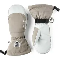 Hestra Army Leather Heli Ski Mitt Khaki
