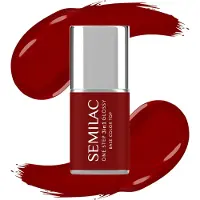 Semilac 3in1 One Step Glossy Gellack 7 ml S575 Dark Red