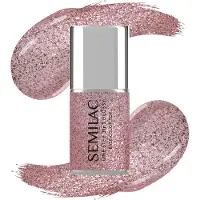 Semilac 3in1 One Step Glossy Gellack 7 ml S250 Glitter Pink