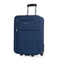 Itaca unisex. T71950-02 2 Wheeled Travel Cabin Suitcase T71950 marine -55x39x18cm (OSFA), Blue, Casual, Polyester