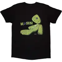 Ginza.se Korn: Unisex T-Shirt/Issues Tracklist (Black) (Back Print) (Small)