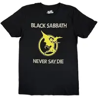 Ginza.se Black Sabbath: Unisex T-Shirt/Never Say Die (Black) (Large)