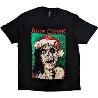 Ginza.se Alice Cooper: Unisex T-Shirt/Xmas Card (Black) (Large)