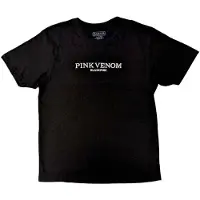 Ginza.se BlackPink: Unisex T-Shirt/Pink Venom (Black) (Back Print) (Large)
