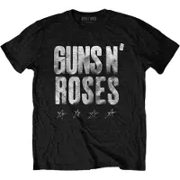 Ginza.se Guns N Roses: Guns N' Roses Unisex T-Shirt/Paradise City Stars (Black) (Back Print) (Medium)