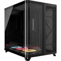 Corsair AIR 5400 LX-R LINK Midi-Tower Datorchassi Svart