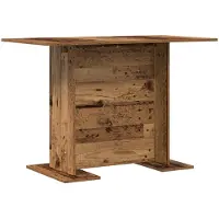 vidaXL Matbord Gammalt trä 110 x 60 x 75 cm Konstruerat trä