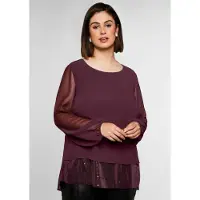 Sheego Blus burgunder