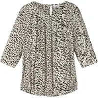Sheego Blus ecru / svart