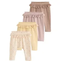 Next Leggings ljusbeige / lila / rosa