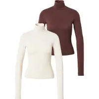 STUDIO SELECT T-shirt 'Mila' kräm / choklad