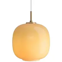 Louis Poulsen Taklampa , Orange, Vardagsrum, Glas