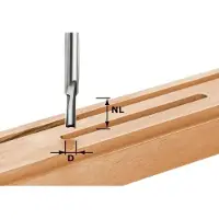 Festool Notfräs med bottenskär 10/45 mm