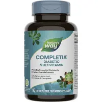 Nature'S Way , Completia, Diabetisk Multivitamin, 90 Tabletter