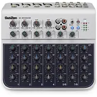 SubZero SZ-MIX08USB 8-kanals USB-mixer / -gränssnitt