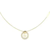 GUESS 4G Crush Knot You guldfärgat halsband JUBN04052JWYGWHT/U