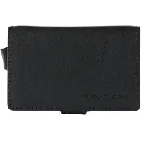 Piquadro läder korthållare kreditkortsfodral svart unisex