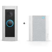 Ring Video Doorbell Pro 2 - Dörrklocka - trådlös - 802.11a/b/g/n/ac - 2.4 Ghz, 5 GHz - satinnickel