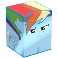 Squaroes Min Lilla Ponny Vänskap är Magisk Rainbow Dash Mlp004 Kortlekslåda