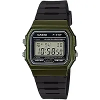 Casio F-91WM-3AEF — Digital klocka unisex fyrkantig 35 mm svart resin