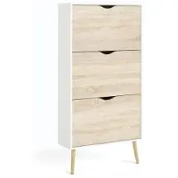 Bigbuy Stilren vit ek skohylla - 70,2 x 23,9 x 138,9 cm