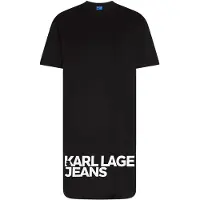 Karl lagerfeld Jeans B1w13054 Kortärmad Kort Klänning