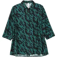 Sheego Blus petrol / svart