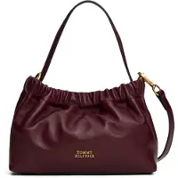 Tommy Hilfiger Soft Leather Logo Plaque Crossbody Bag