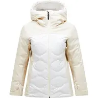 Peak Performance - Skidjackor dam - W Silverchute Helium Down Jacket Sand Fog Off White för Unisex - Storlek S - Vit