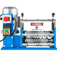 Vevor Elektrisk avisoleringsmaskin, 1,5-38 mm Automatisk avisoleringsmaskin, 11 kanaler 10 blad Kabelavisoleringsmaskin, Avisoleringsverktyg 2286 cm/minut, för återvinning av koppartråd