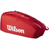 Wilson Super Tour Red 6pk 2025 Racketväska