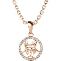 MYC Paris Cancer Zodiac Hängen - Rose Gold och Crystal