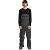 Volcom - Skidbyxor - Roan Bib Overall Dark Grey för Unisex - Storlek S - Grå