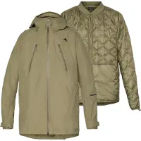 Burton - Skidjackor - M Reserve 2L 3in1 Jacket Forest Moss för UnisexUll - Storlek L - Khaki