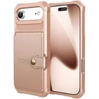 Mtp Products iPhone Air TPU-skal med Korthållare - Rosa